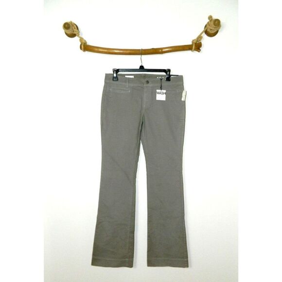 Gap Pants Khakis Denim Washed Women's Size 2 Green‎ Slim Boot Low Rise - Picture 1 of 10